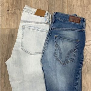 2-pairs of skinny jeans
